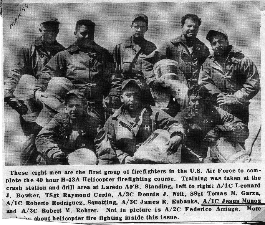 H43A First Airborne Firemen Mar59 Munoz